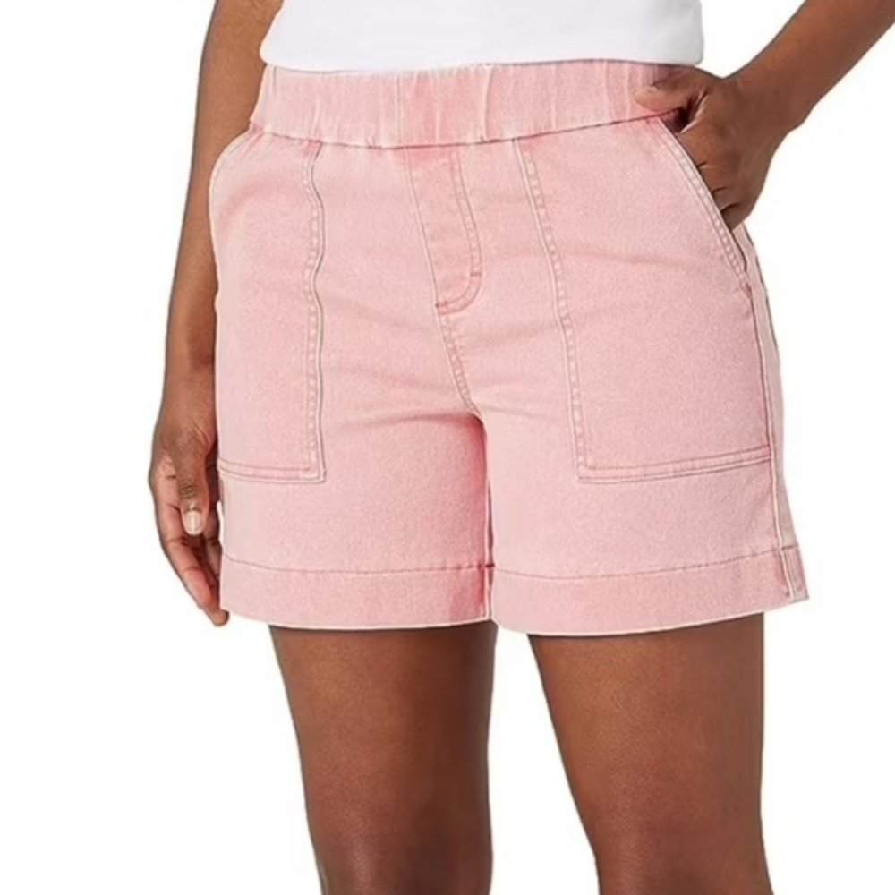 Lee Women's Ultra Lux High-Rise Pull-on Utility Short Size 14